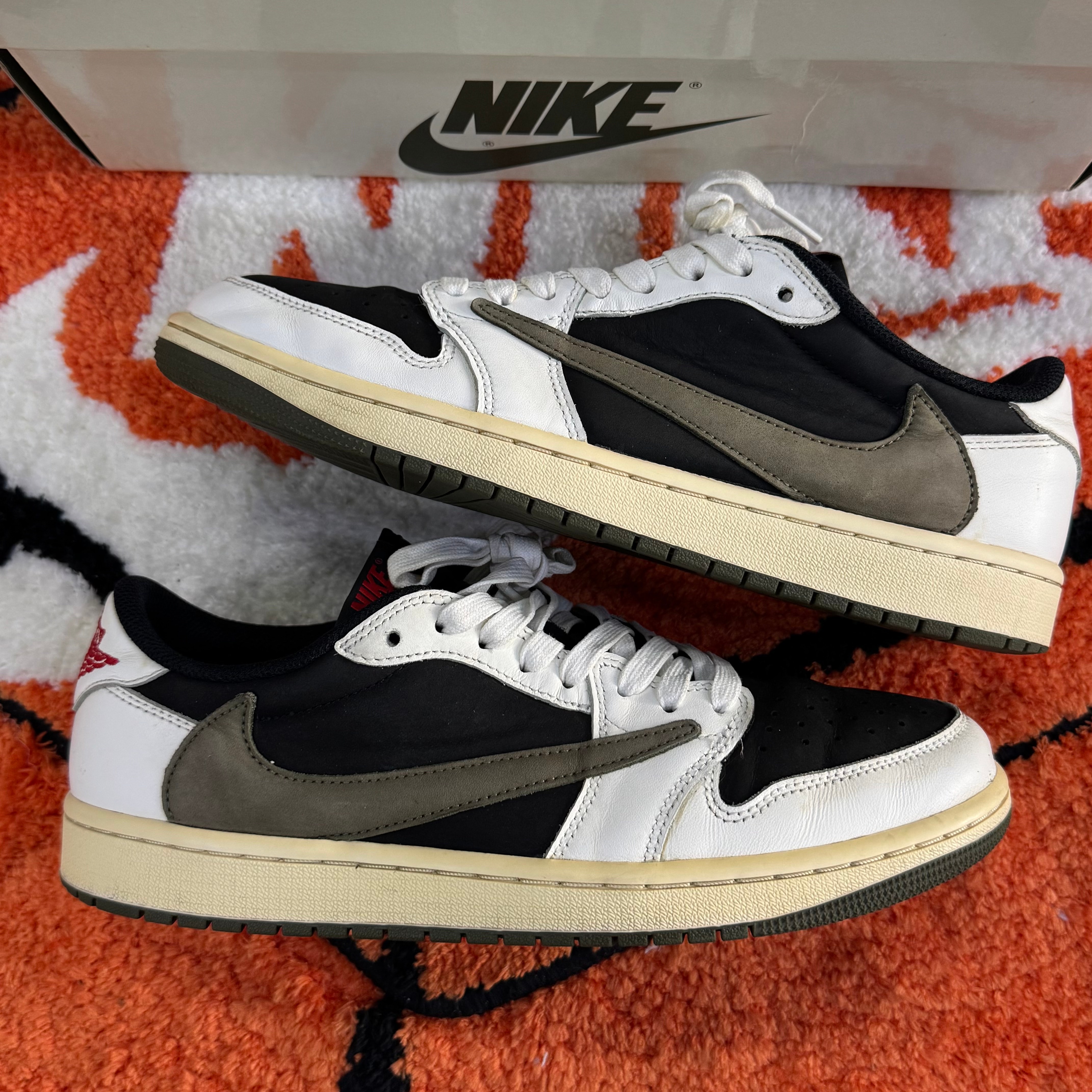 Travis Scott × Nike Women's Air Jordan 1 Low OG "Medium Olive"