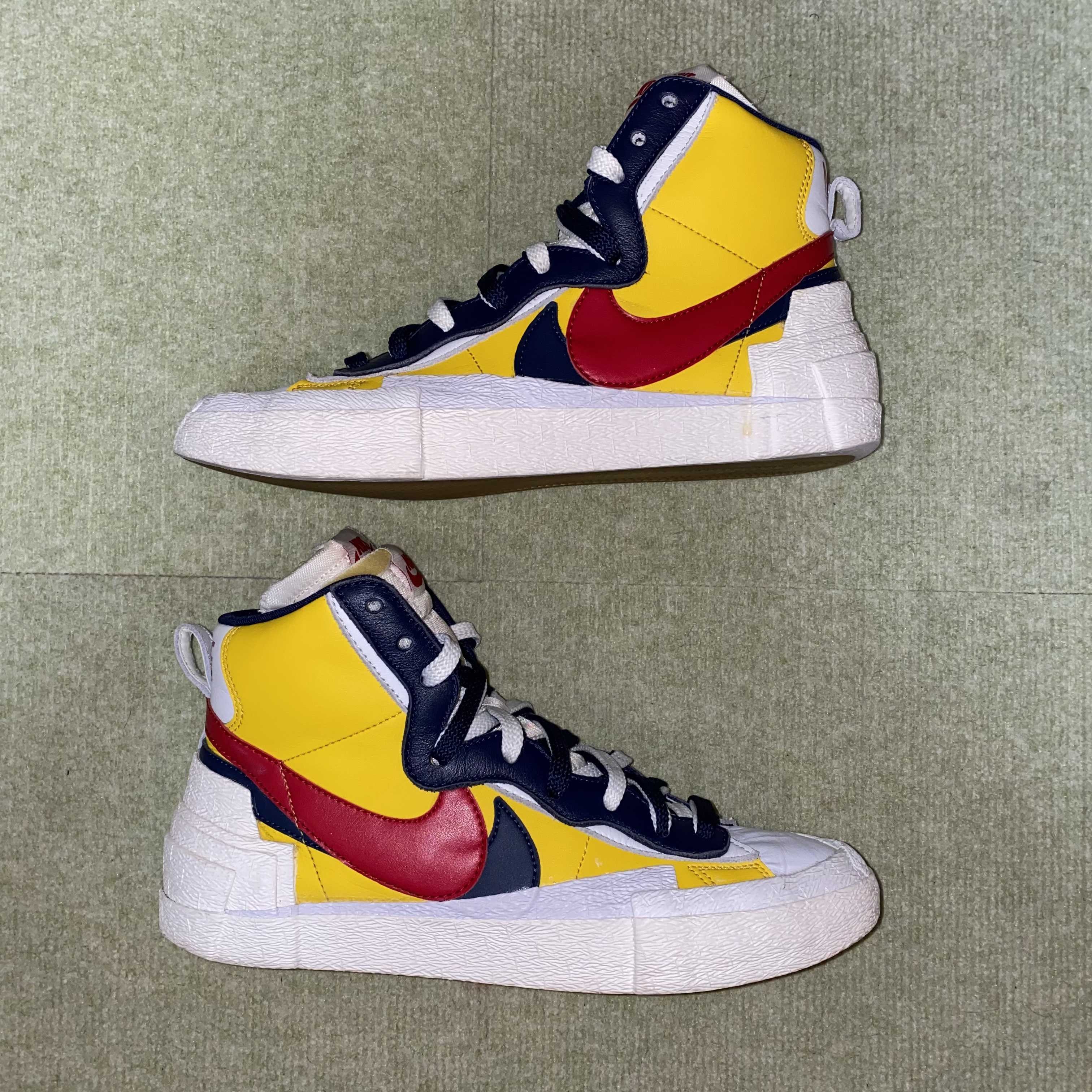 sacai × Nike Blazer Mid "Varsity Maize/Varsity Red"