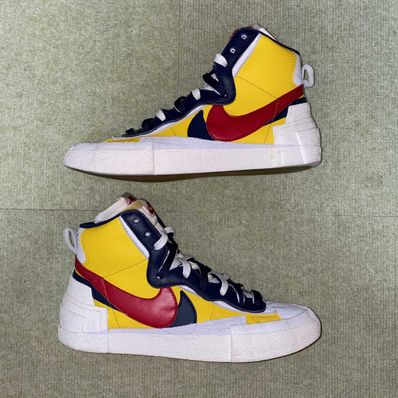 sacai × Nike Blazer Mid "Varsity Maize/Varsity Red"
