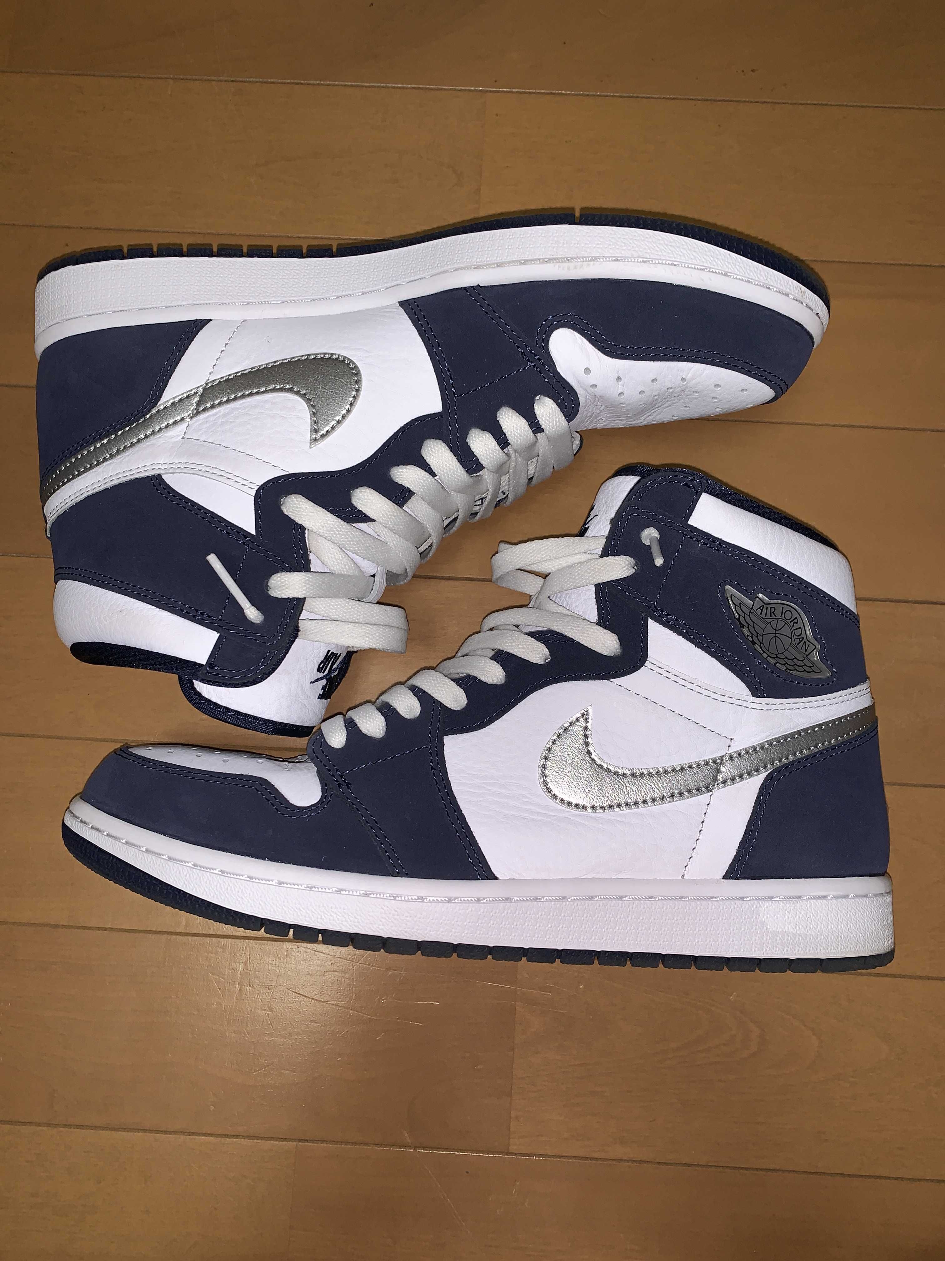 Nike Air Jordan 1 High OG CO.JP "White/Midnight Navy" (2020)(ブリーフケースなし)