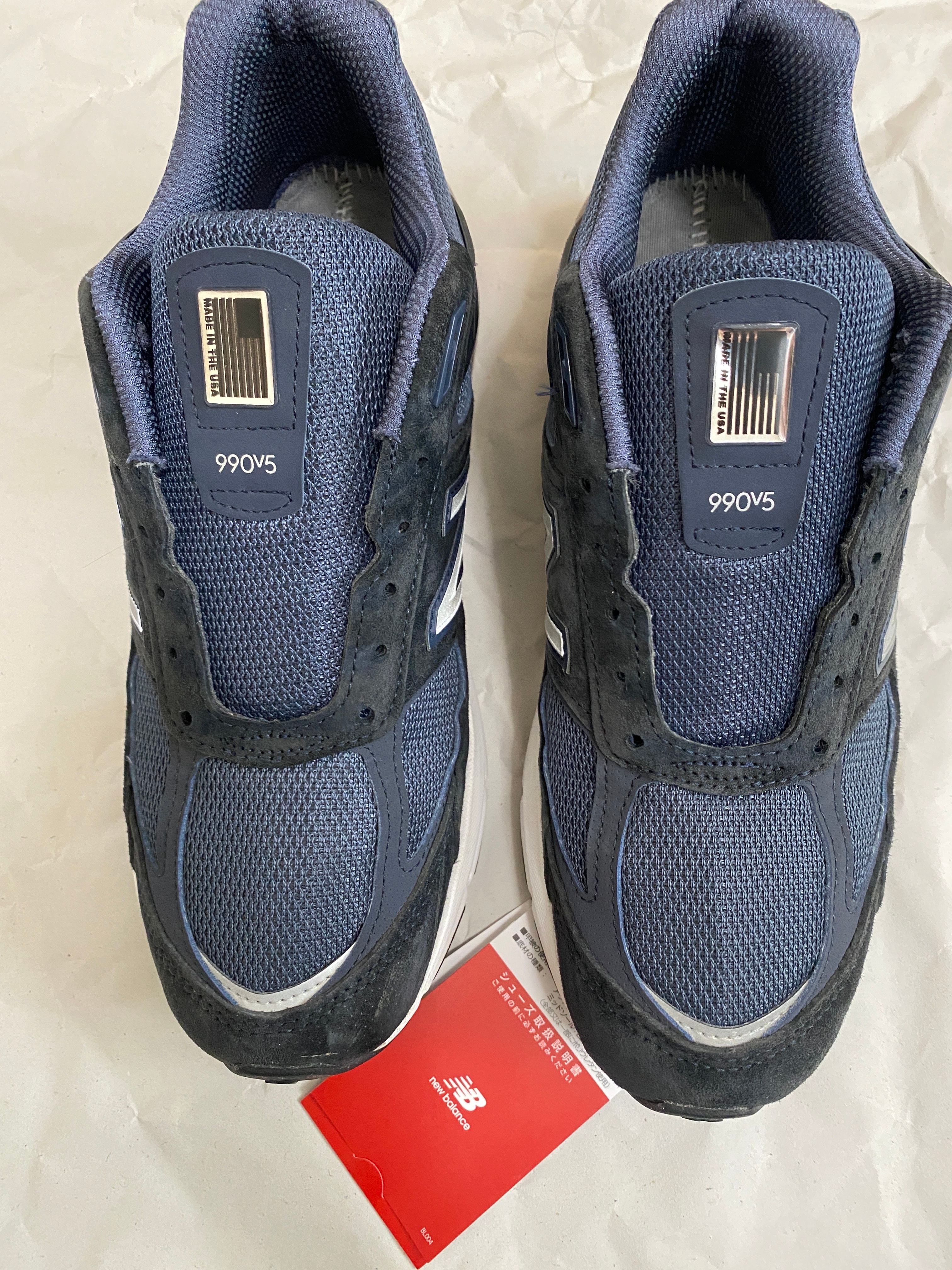 New Balance 990V5 "Navy/Silver"