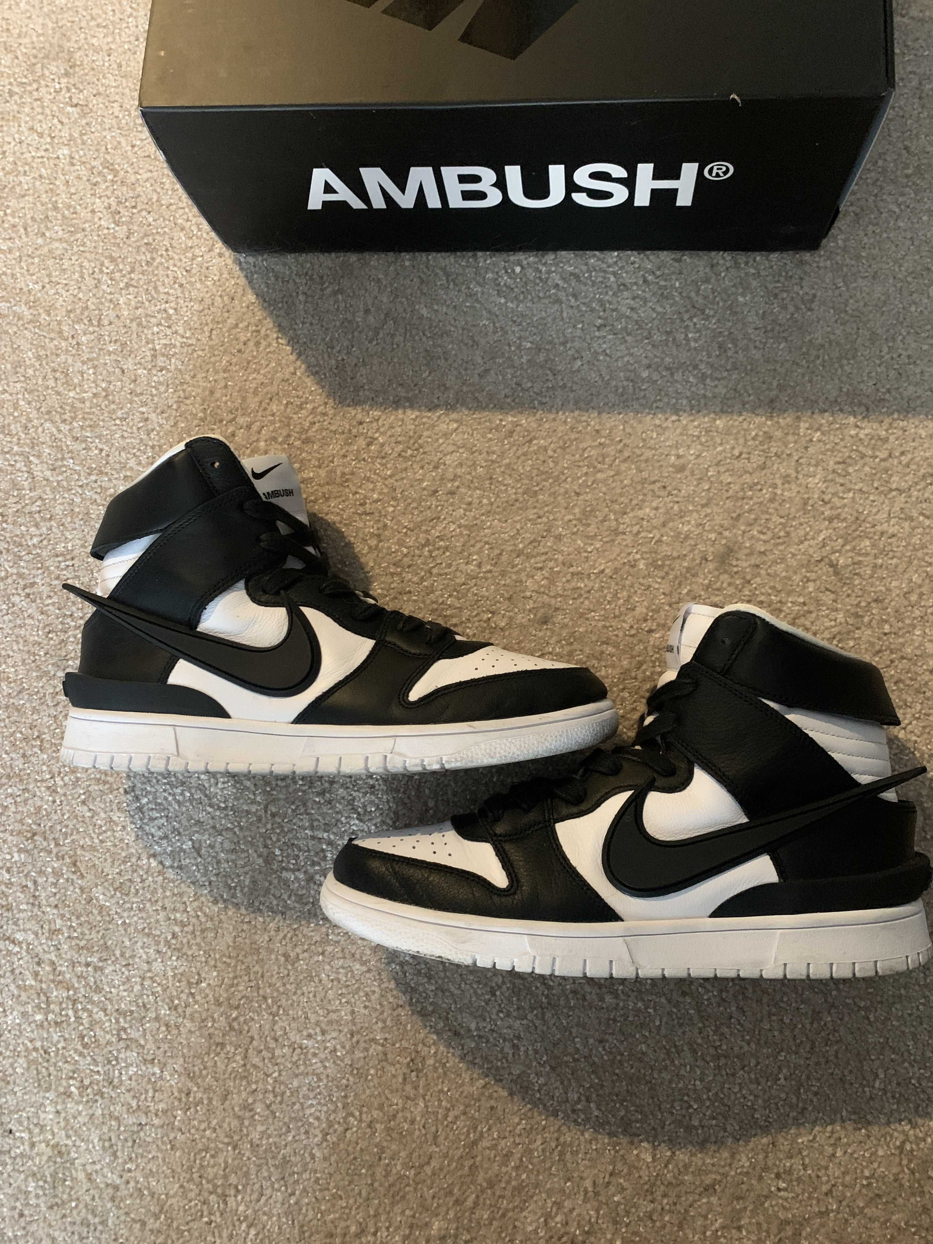 AMBUSH × Nike Dunk High "Black"