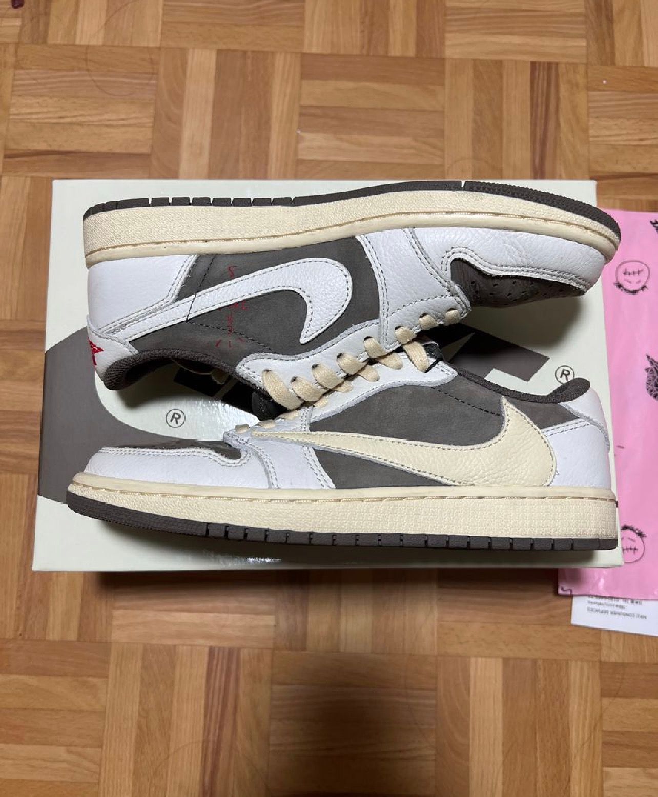 Travis Scott × Nike Air Jordan 1 Low OG SP "Reverse Mocha/Sail and Ridgerock"