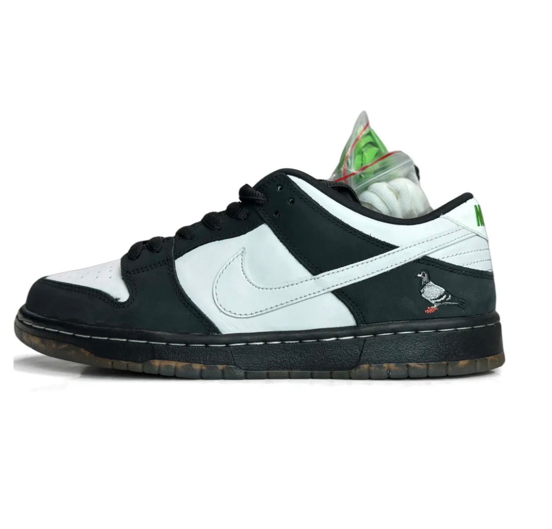 STAPLE × Nike SB Dunk Low "Pigeon Black/White"