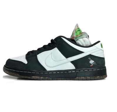 STAPLE × Nike SB Dunk Low "Pigeon Black/White"
