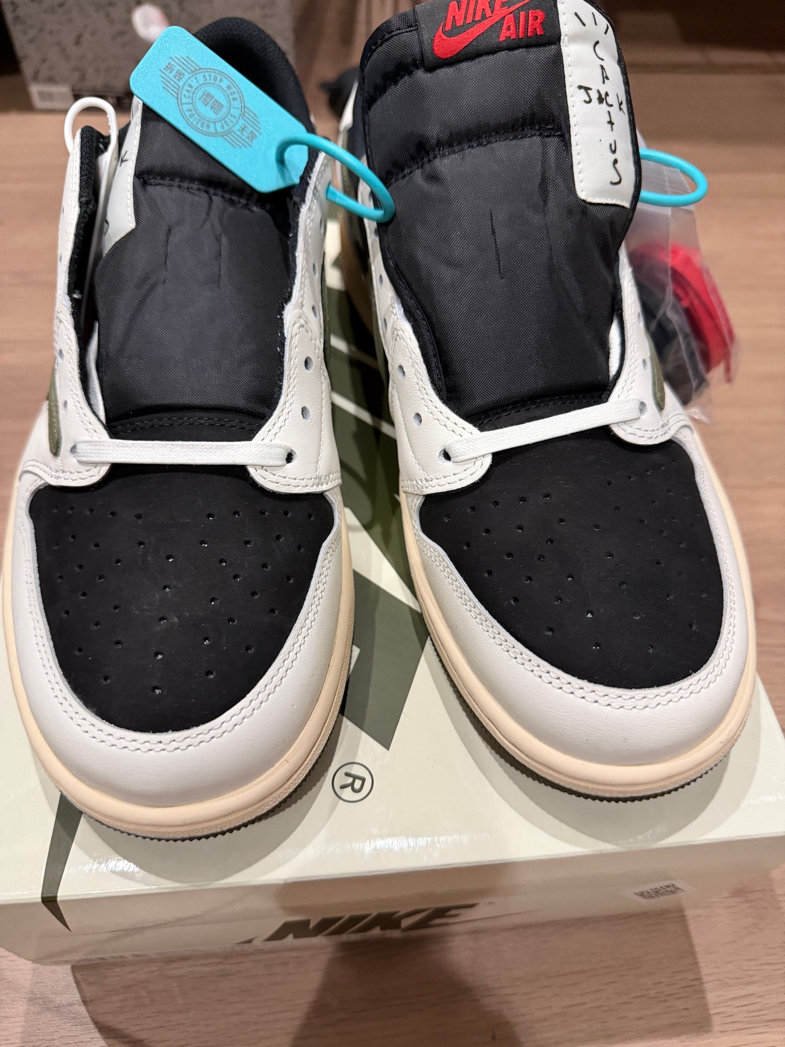 Travis Scott × Nike Women's Air Jordan 1 Low OG "Medium Olive"