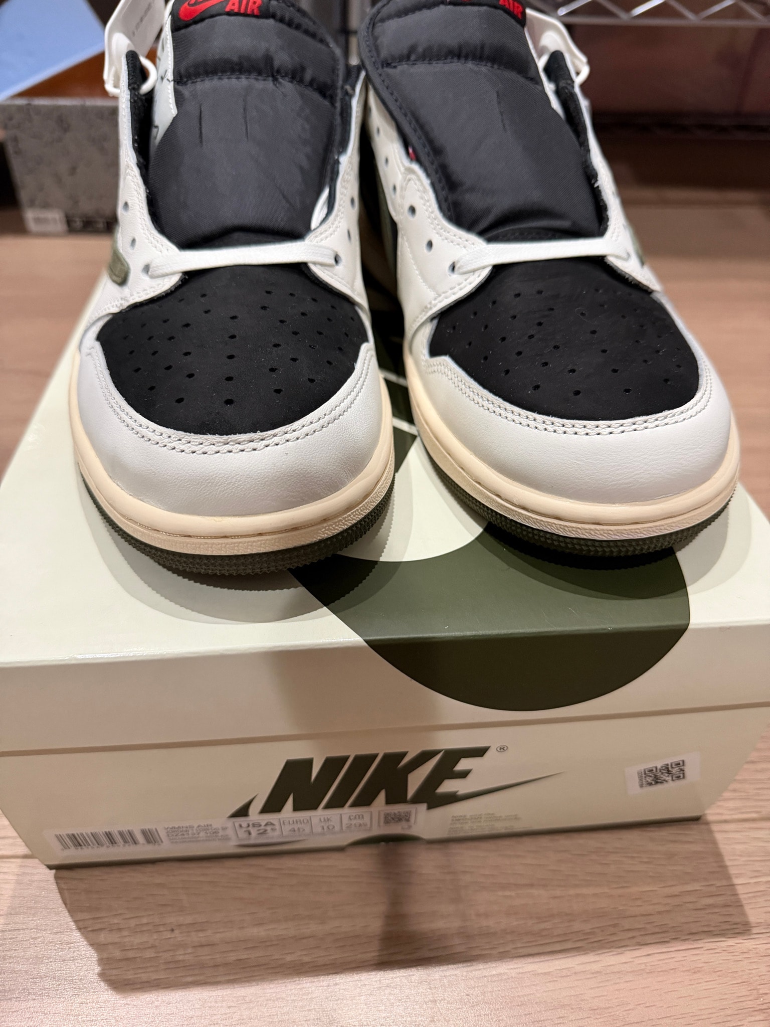Travis Scott × Nike Women's Air Jordan 1 Low OG "Medium Olive"