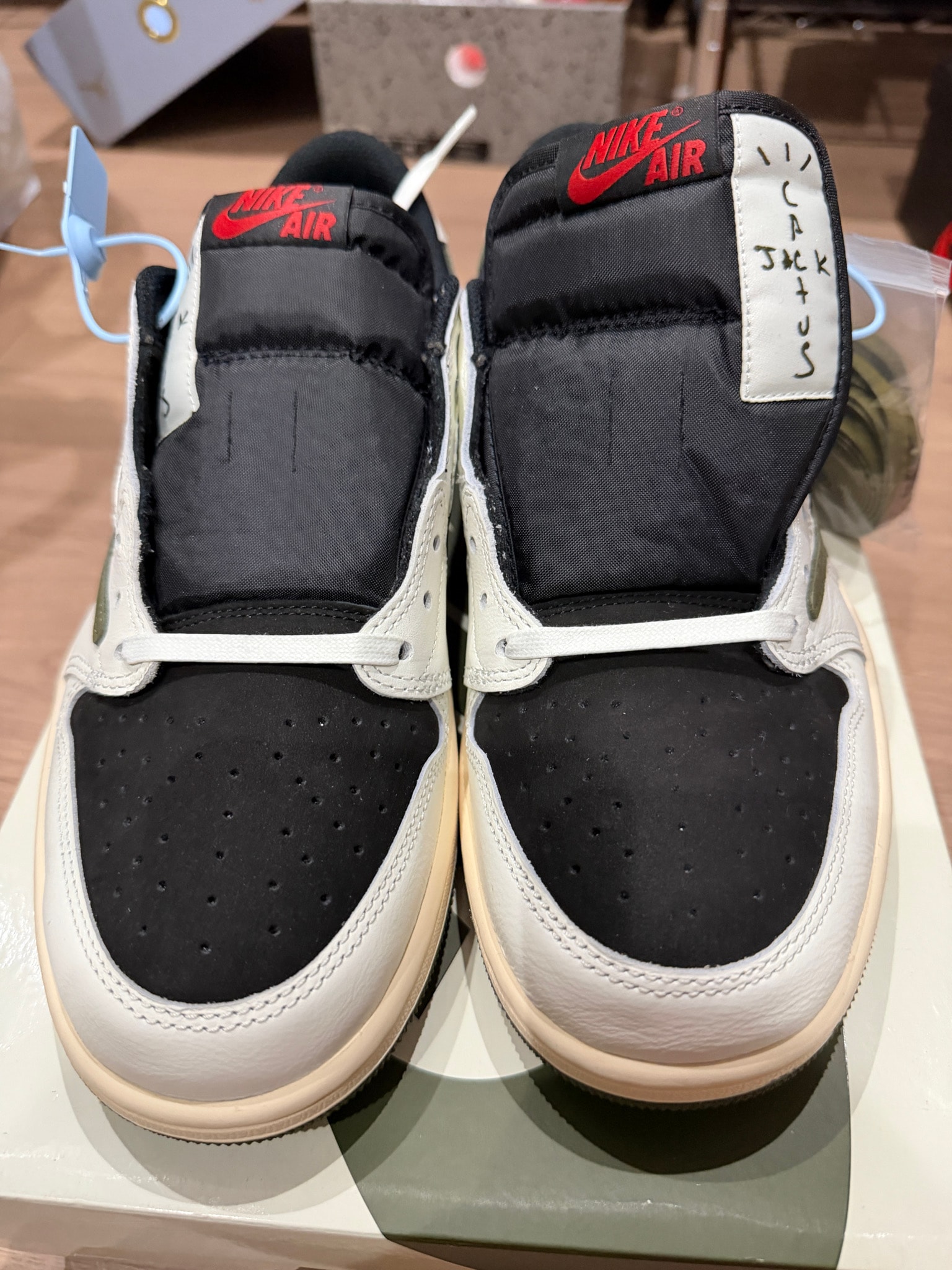 Travis Scott × Nike Women's Air Jordan 1 Low OG "Medium Olive"