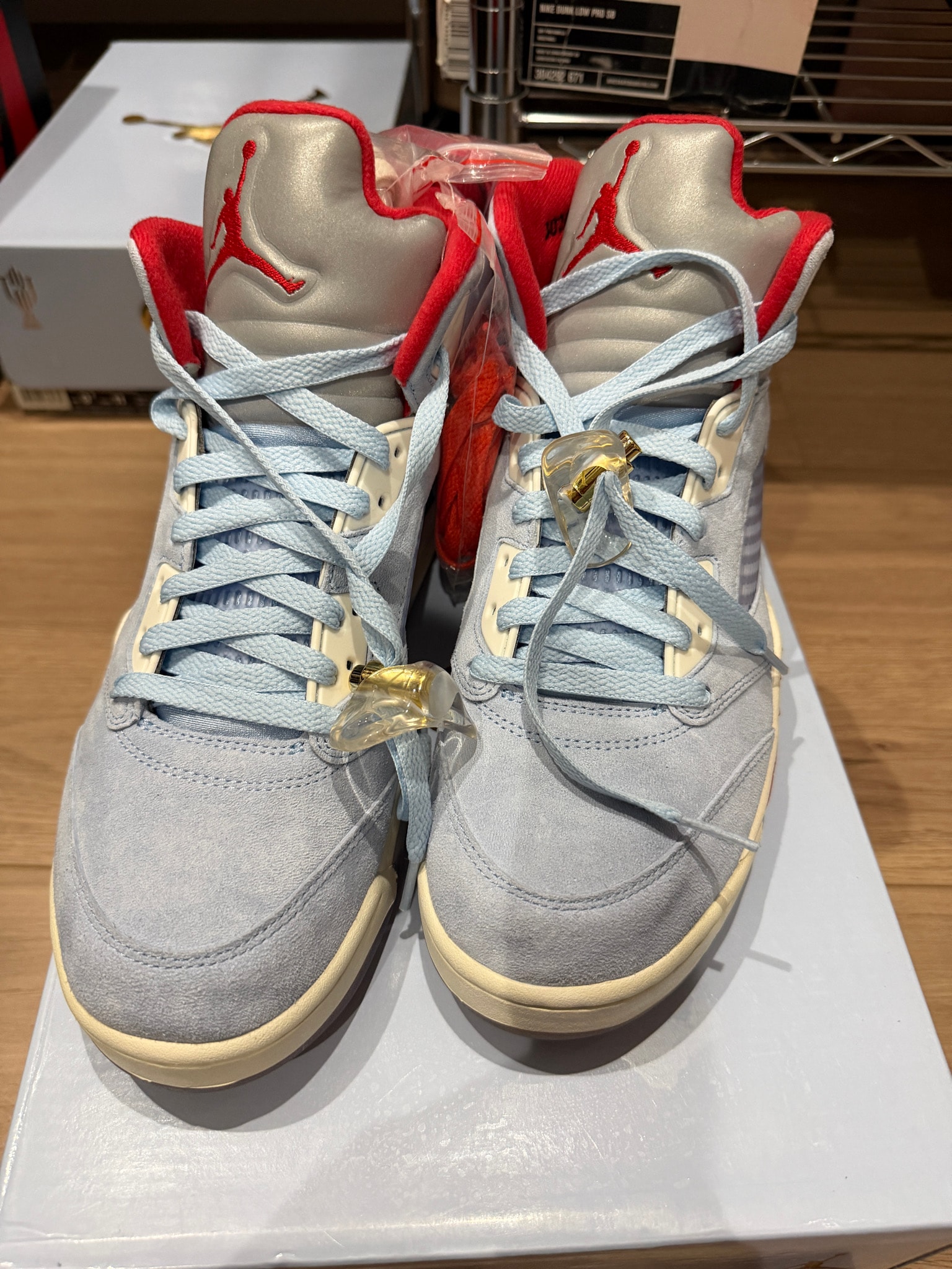Trophy Room × Nike Air Jordan 5 JSP PACK "Ice Blue"