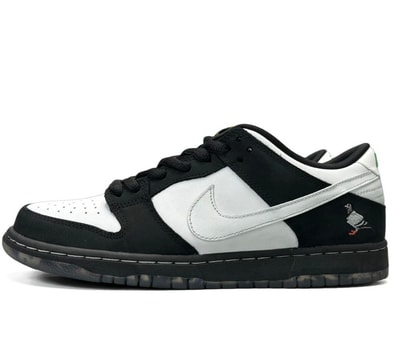 STAPLE × Nike SB Dunk Low "Pigeon Black/White"
