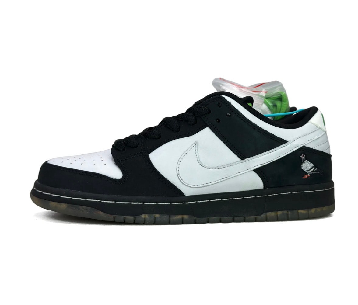 STAPLE × Nike SB Dunk Low "Pigeon Black/White"