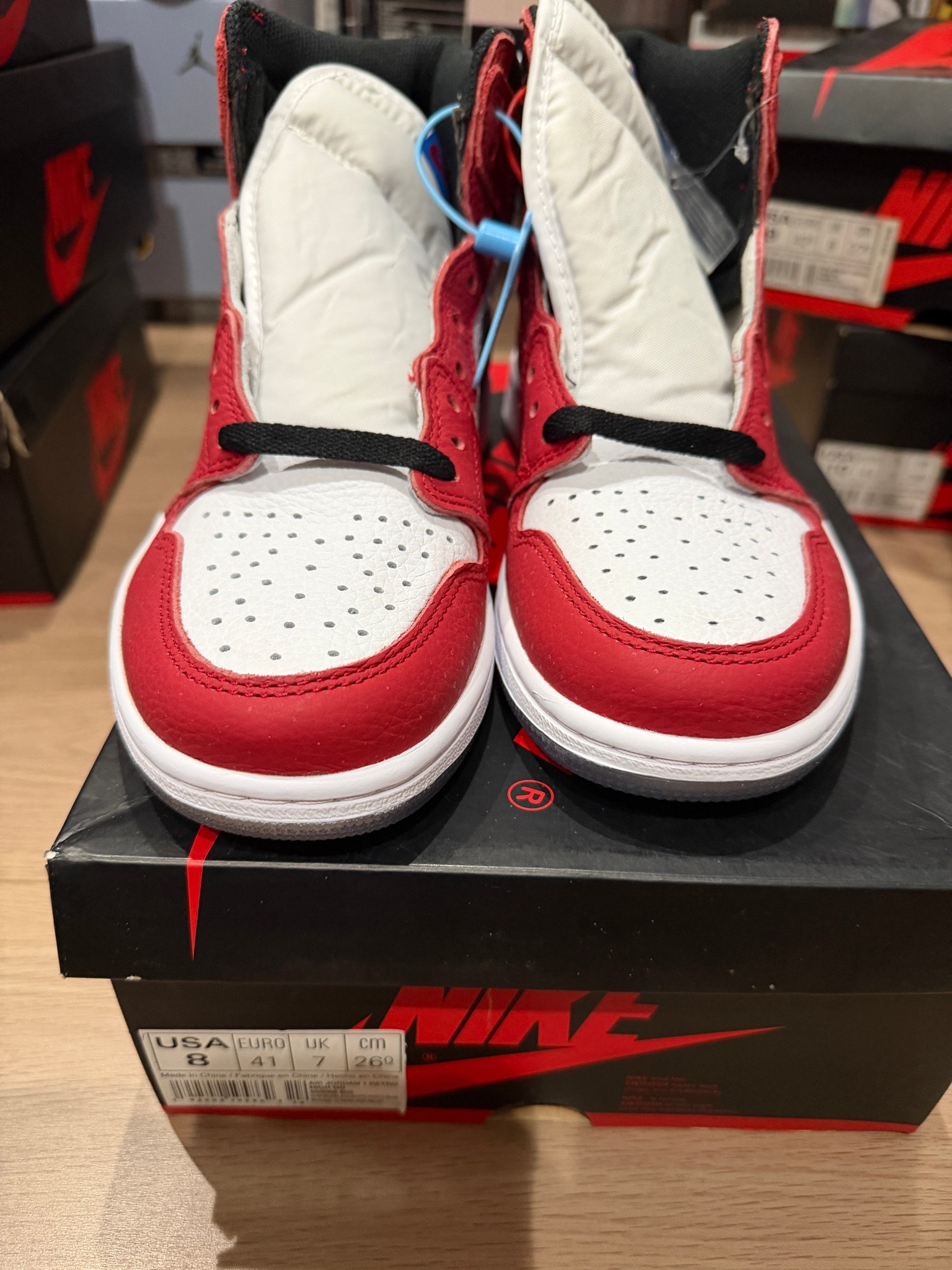 Spiderman × Nike Air Jordan 1 Origin Story "Gym Red/White/Photo Blue/Black"