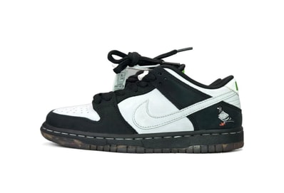STAPLE × Nike SB Dunk Low "Pigeon Black/White"