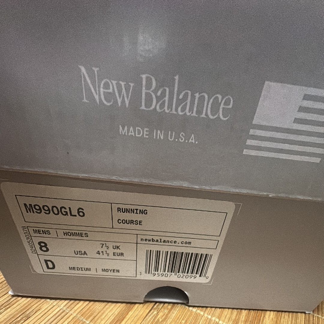 ニューバランス 990V6 "グレー" (ヒールロゴ USA) (M990GL6)