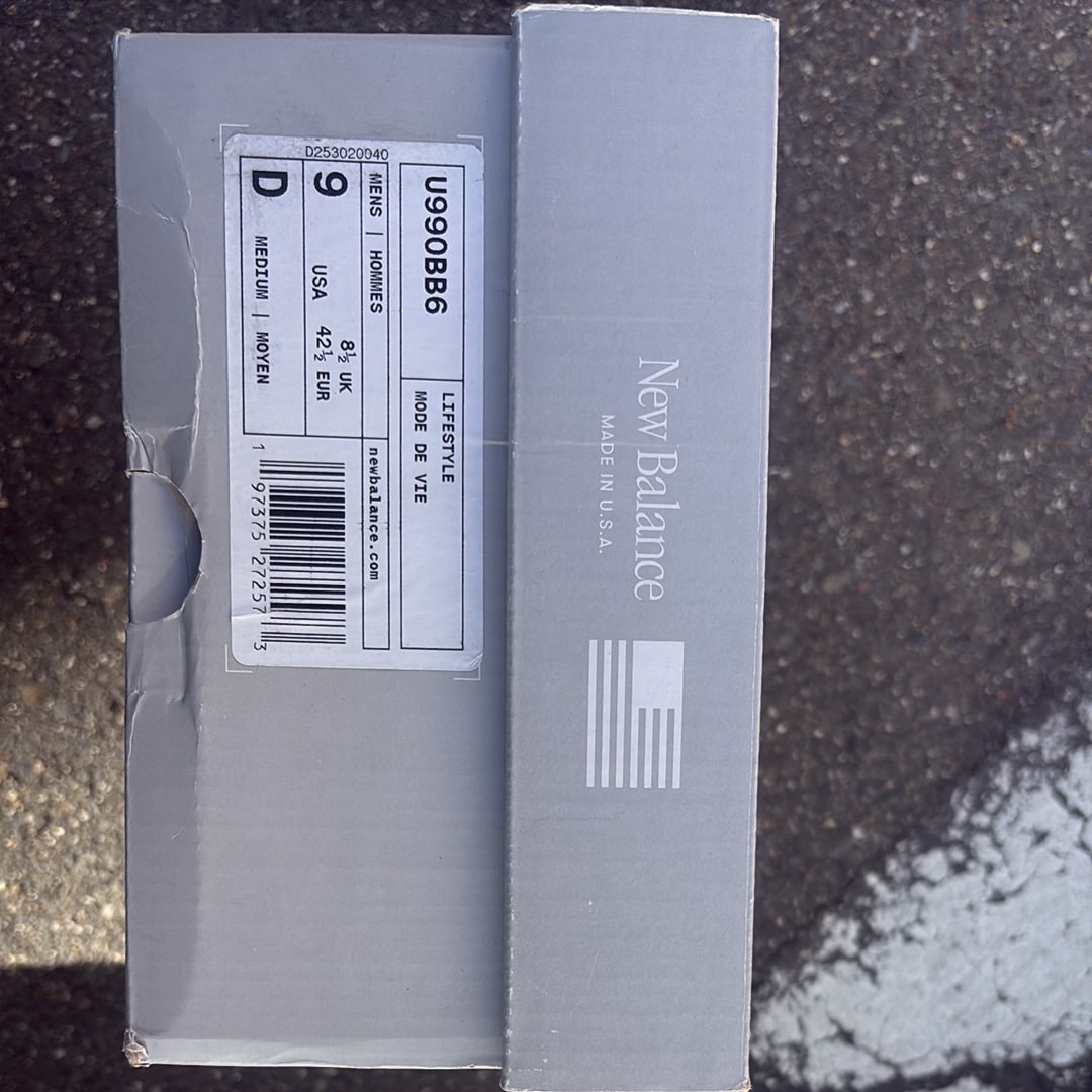 ニューバランス 990V6 "トリプルブラック"