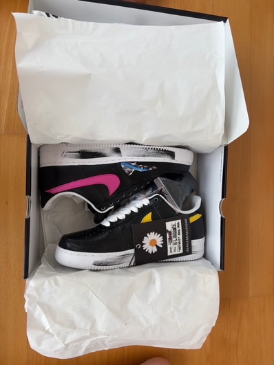PEACEMINUSONE × Nike Air Force 1 Low '07 Para-Noise 3.0 "Black and Multi-Color" / G-DRAGON