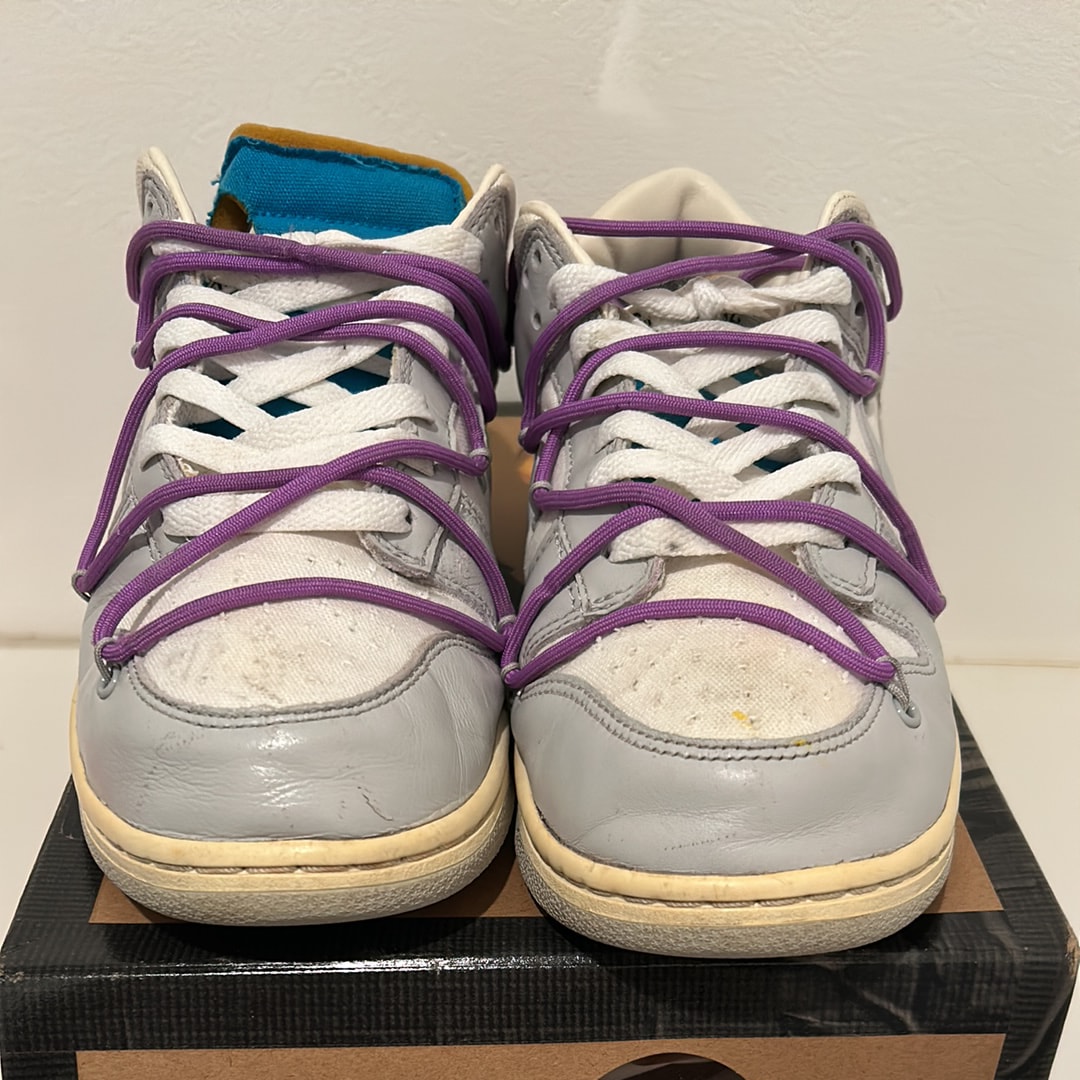 Off-White × Nike Dunk Low "Sail/Neutral Gray"