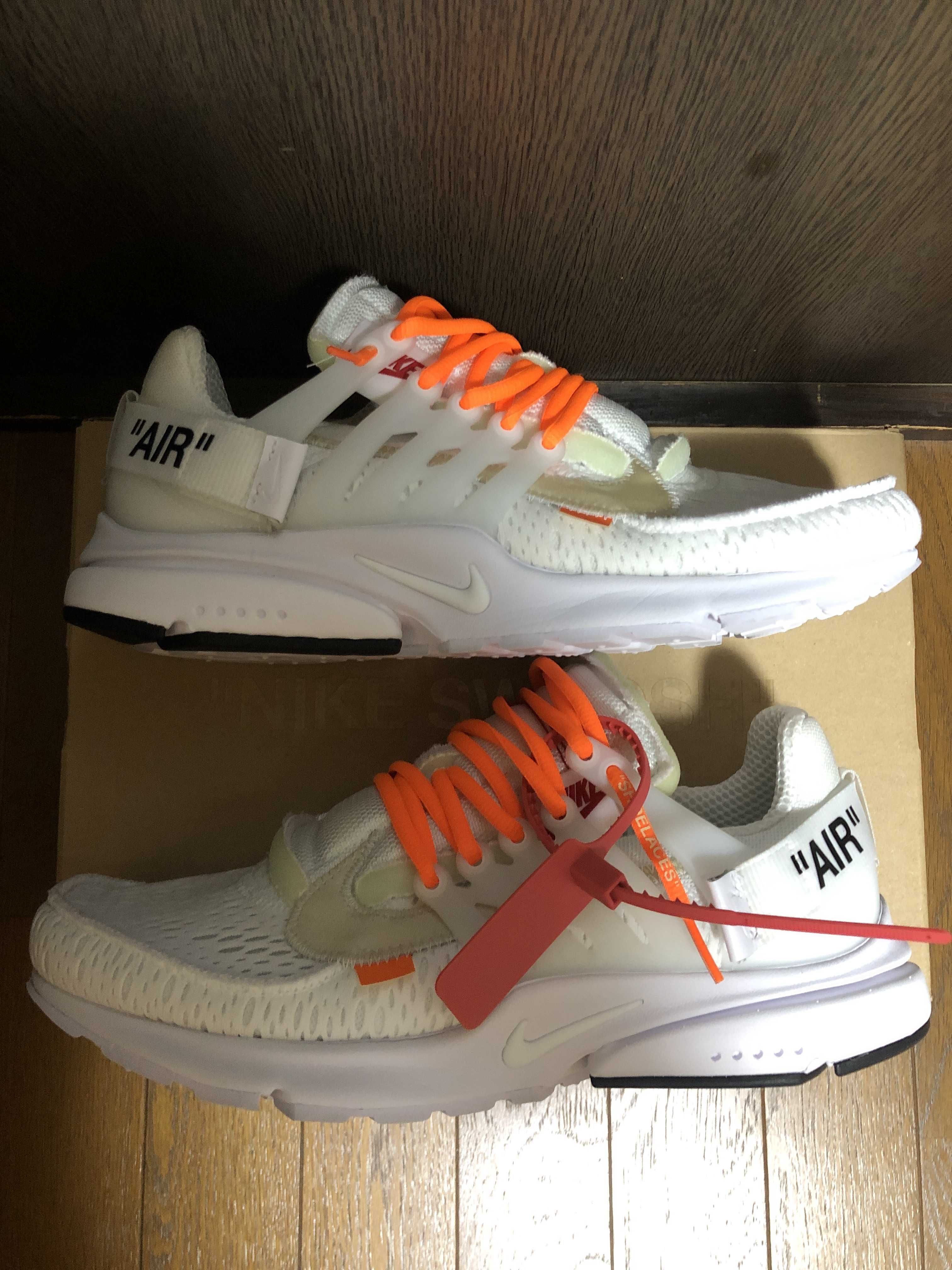 Off-White × Nike Air Presto "White/Black/Cone"