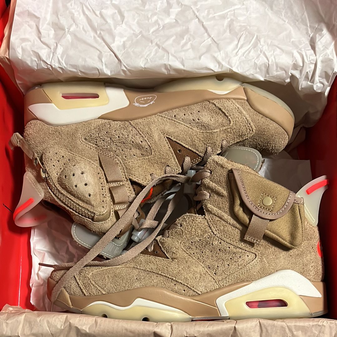Travis Scott × Nike Air Jordan 6 "British Khaki"