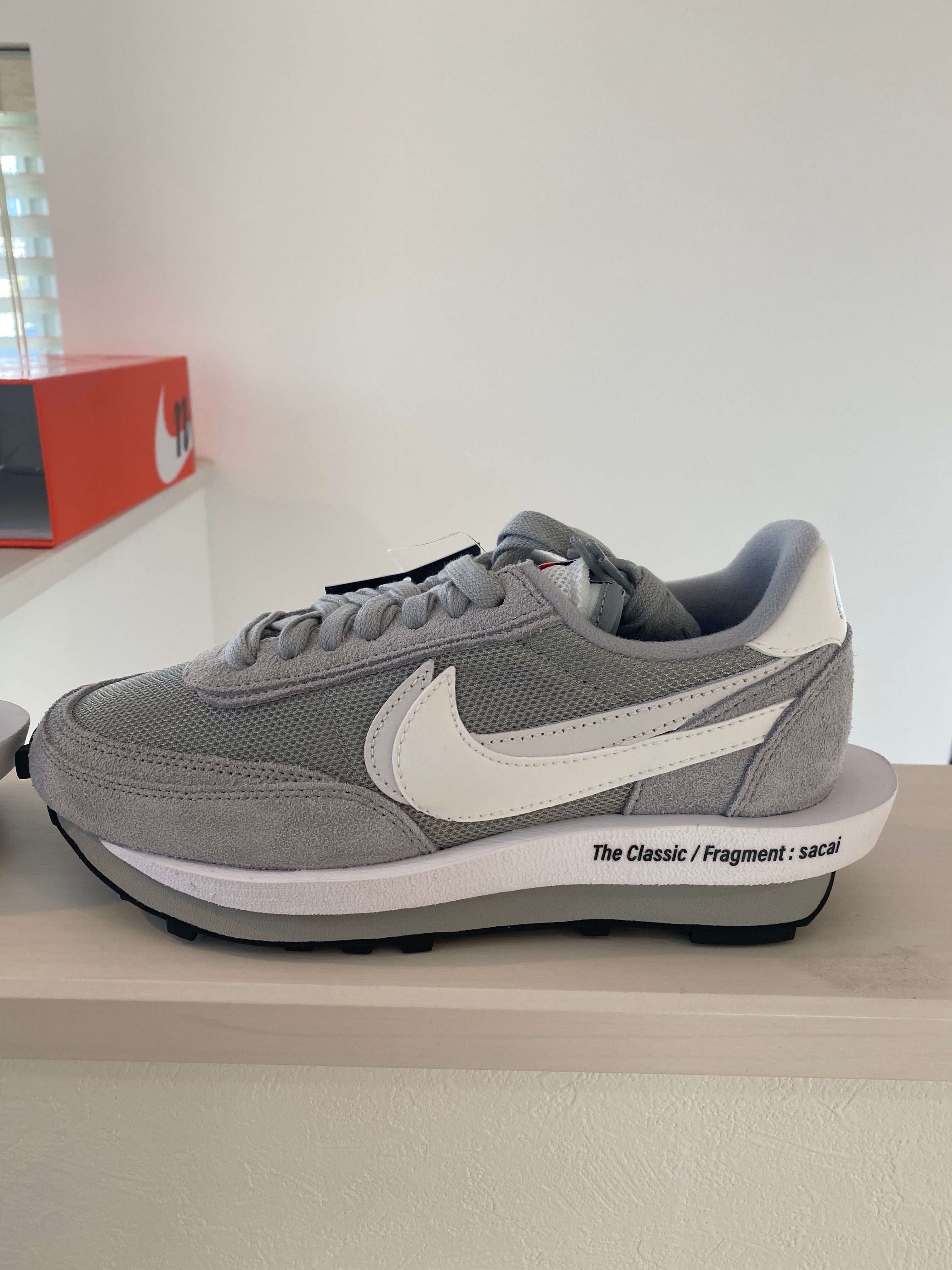 Fragment × sacai × Nike LD Waffle "Light Smoke Grey"