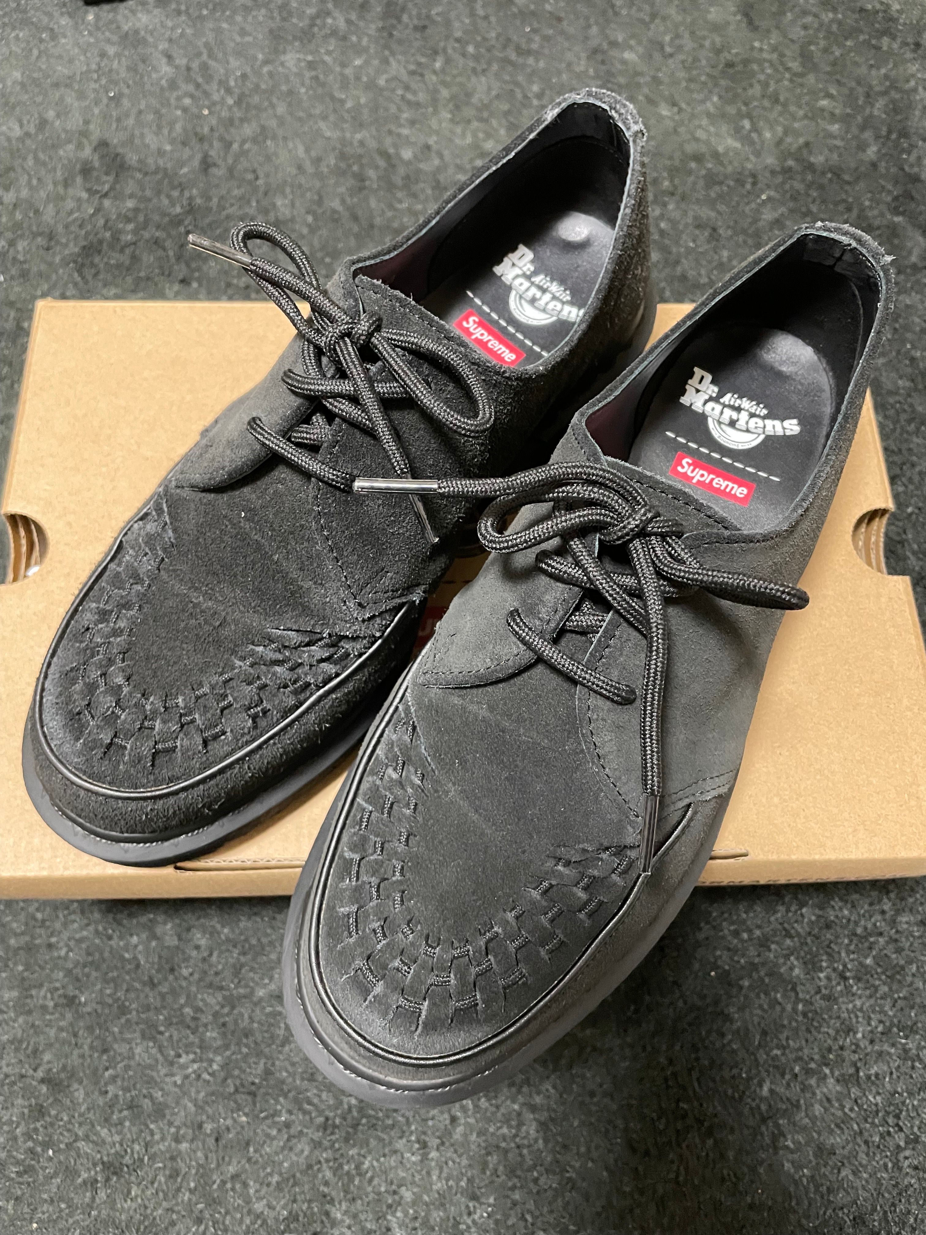 Supreme × Dr.Martens Ramsey Creeper "Black"