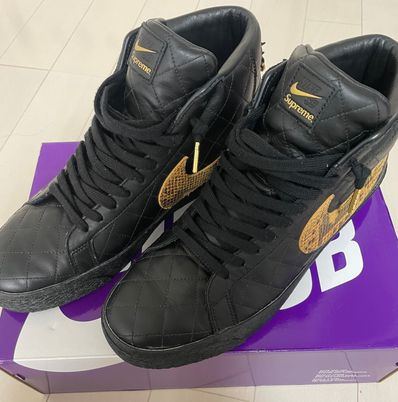 Supreme × Nike SB Blazer Mid "Black"