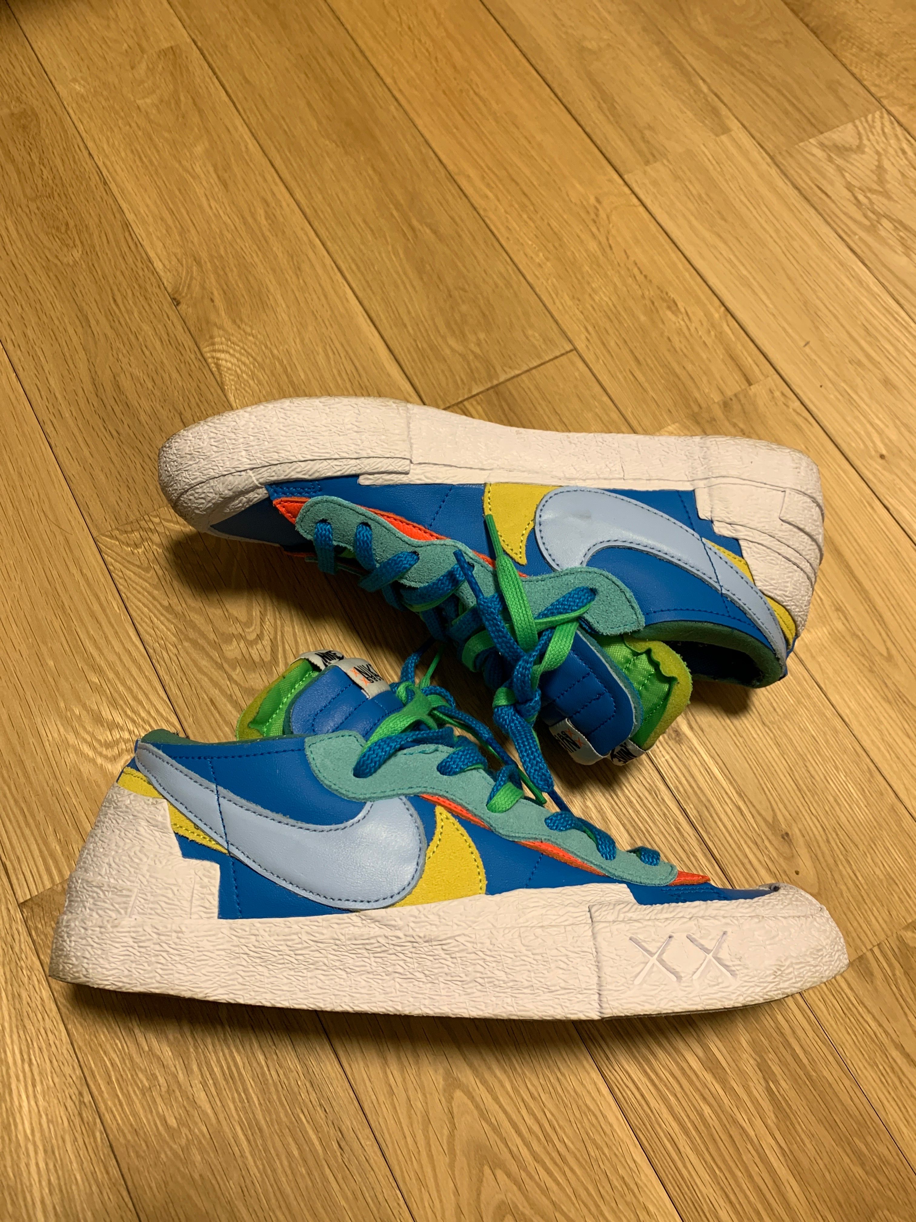 KAWS × sacai × Nike Blazer Low "Neptune Blue"