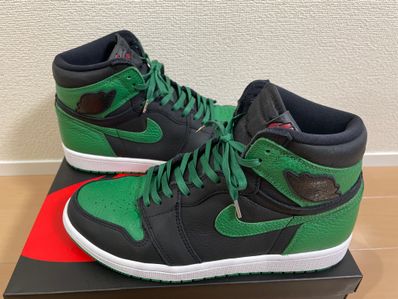 Nike Air Jordan 1 Retro High OG "Black/Pine Green" (2020)