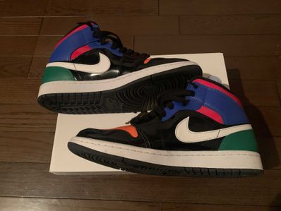 NIKE Women's AIR JORDAN 1 MID "PATENT BLEND"