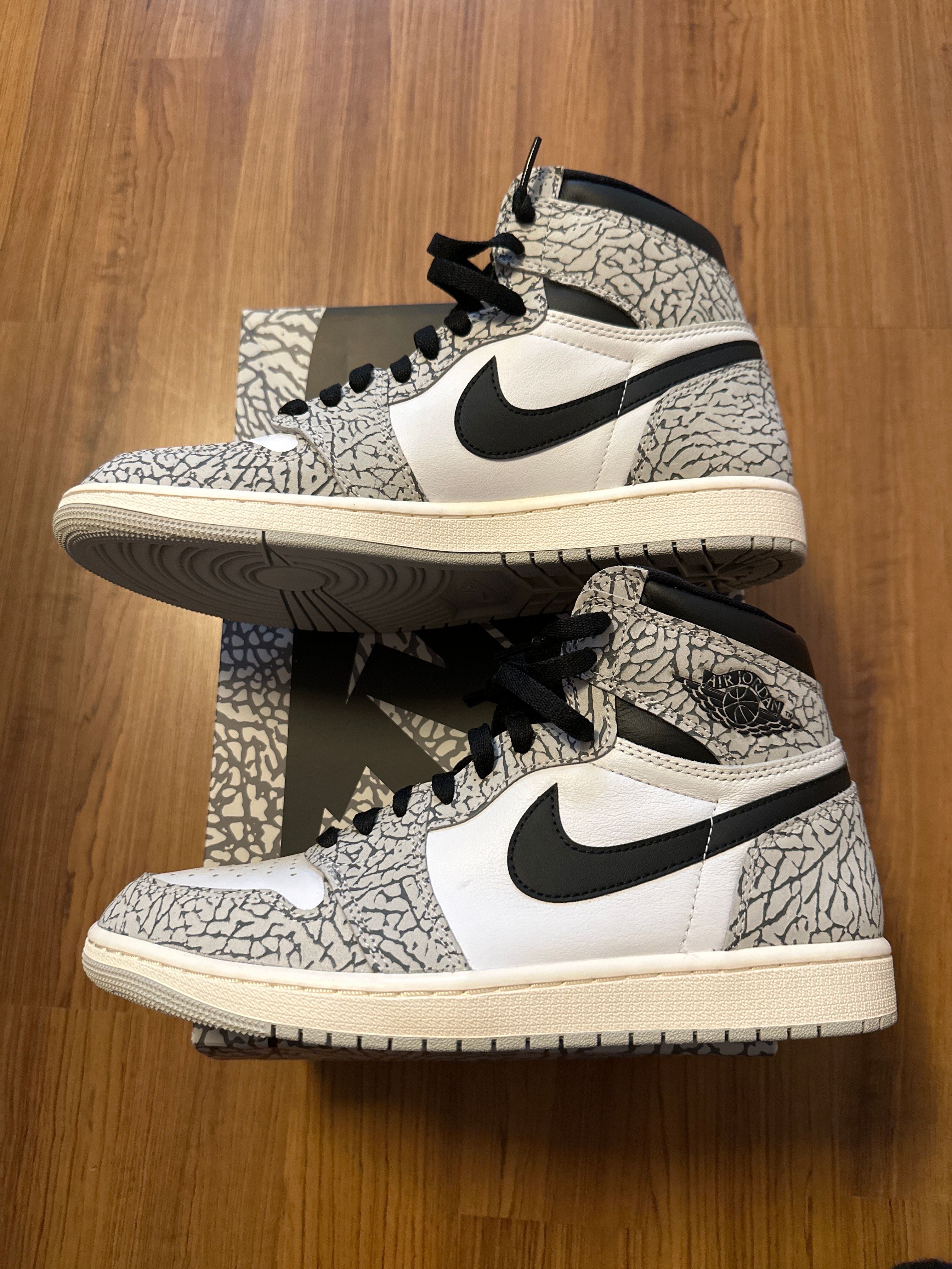 Nike Air Jordan 1 High OG "White Cement/Safari"