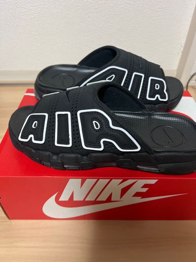 Nike Air More Uptempo Slide "Black" (DV2132-001/DV2137-001)