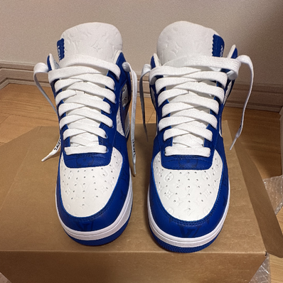 Louis Vuitton × Nike Air Force 1 Low by Virgil Abloh "White & Team Royal Blue"