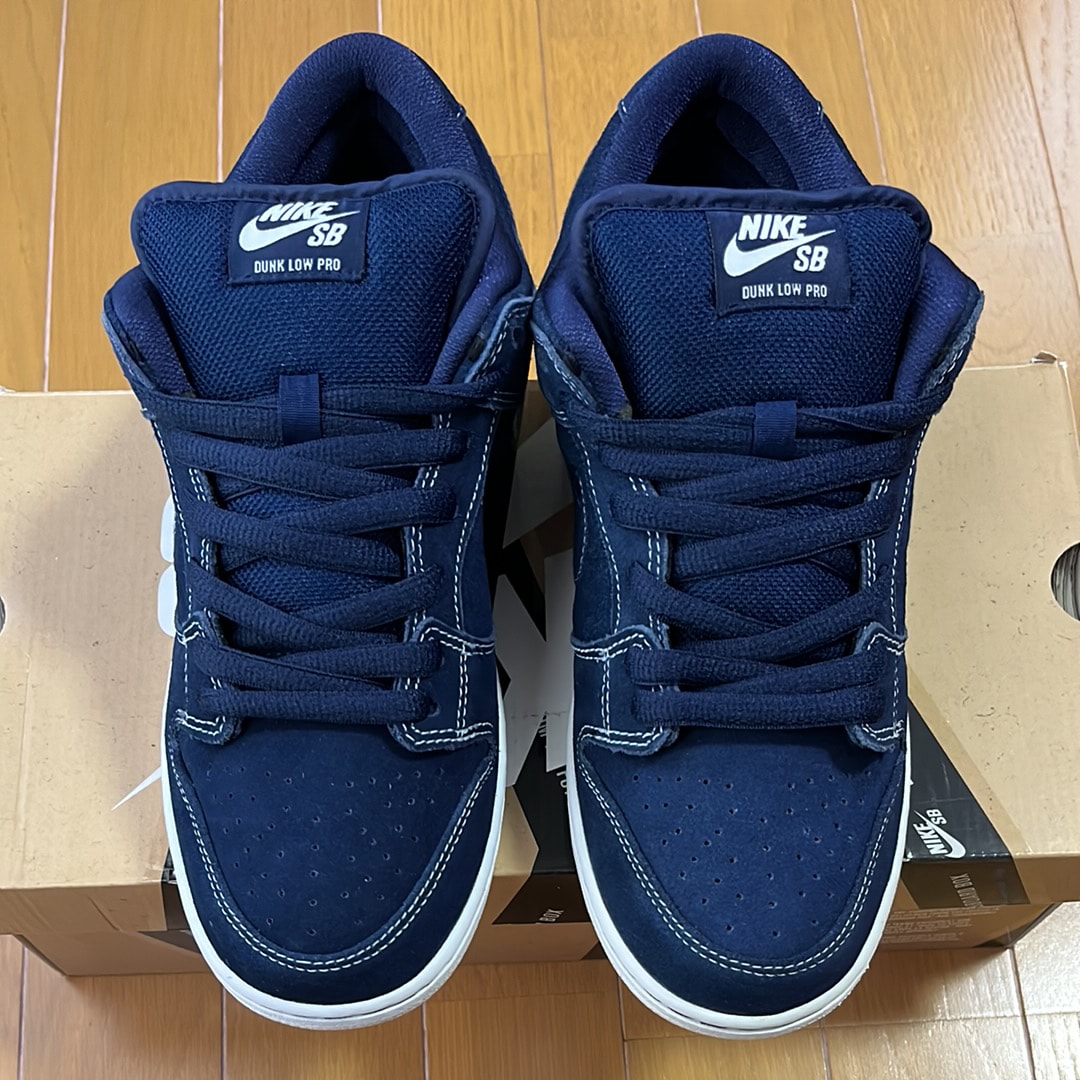 ナイキ ダンク ロー プロ SB "ミッドナイト ネイビー/ミッド ネイビー ホワイト"
