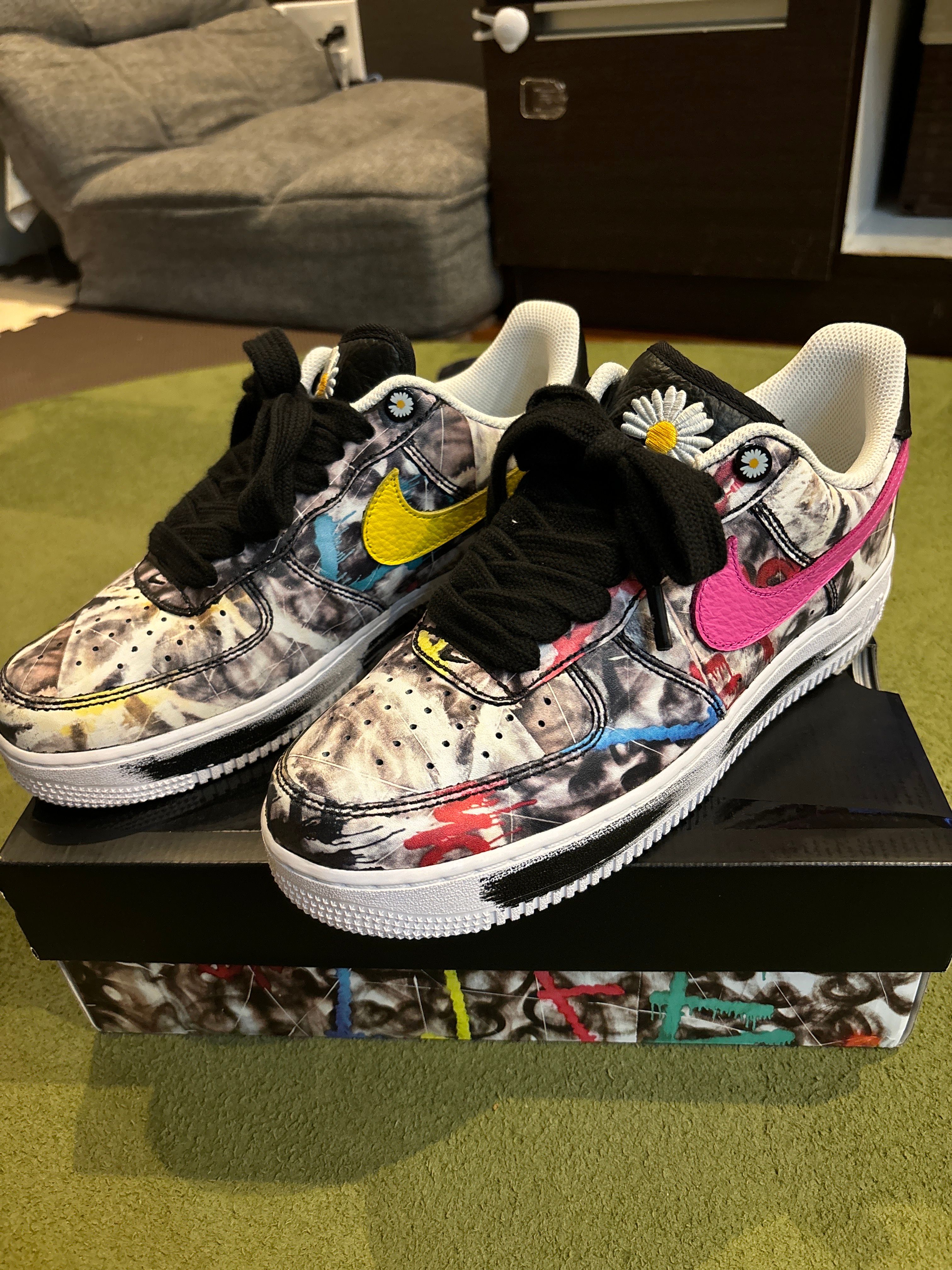 PEACEMINUSONE × Nike Air Force 1 Low '07 Para-Noise 3.0 "Black and Multi-Color" / G-DRAGON