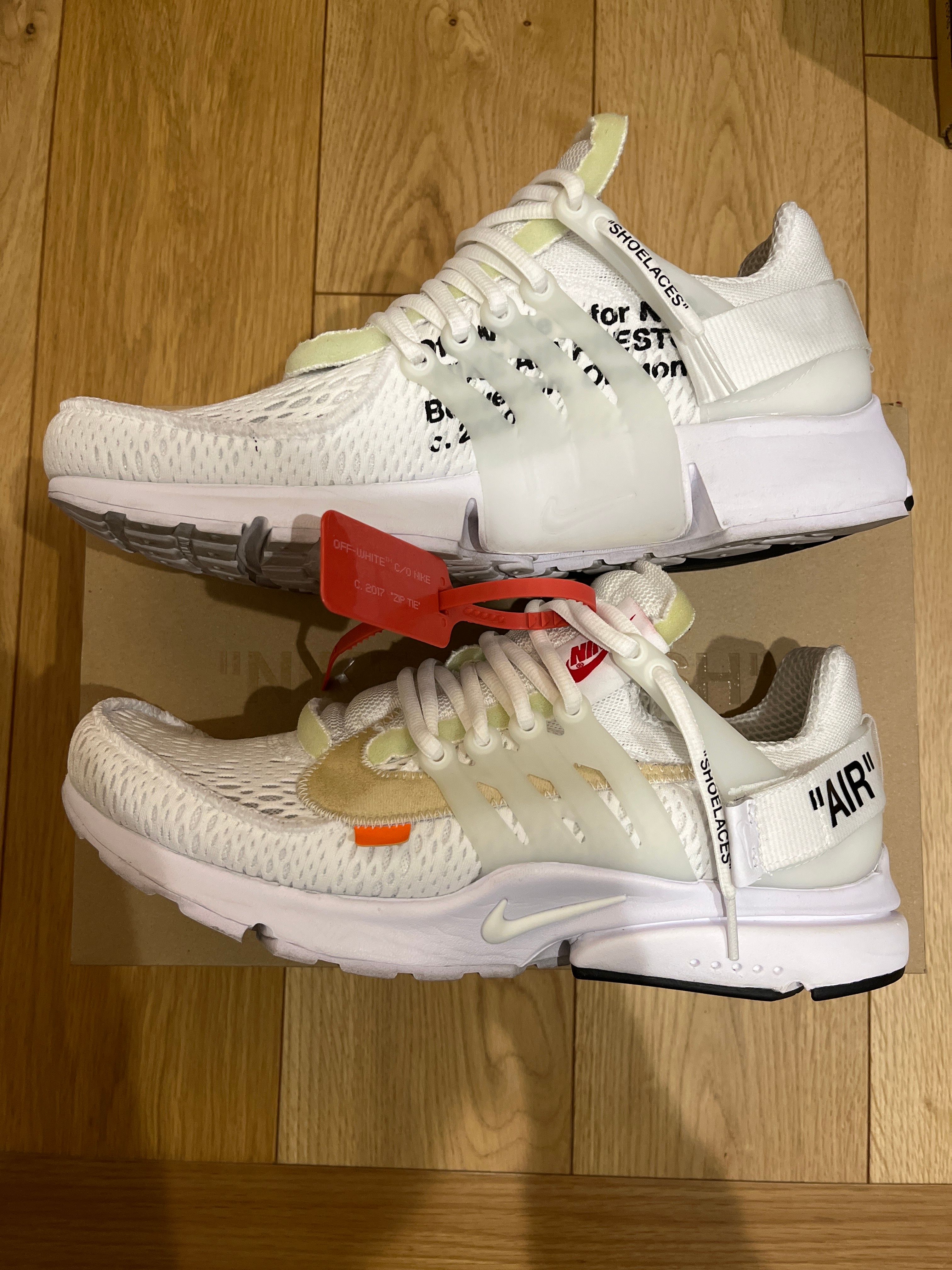 Off-White × Nike Air Presto "White/Black/Cone"