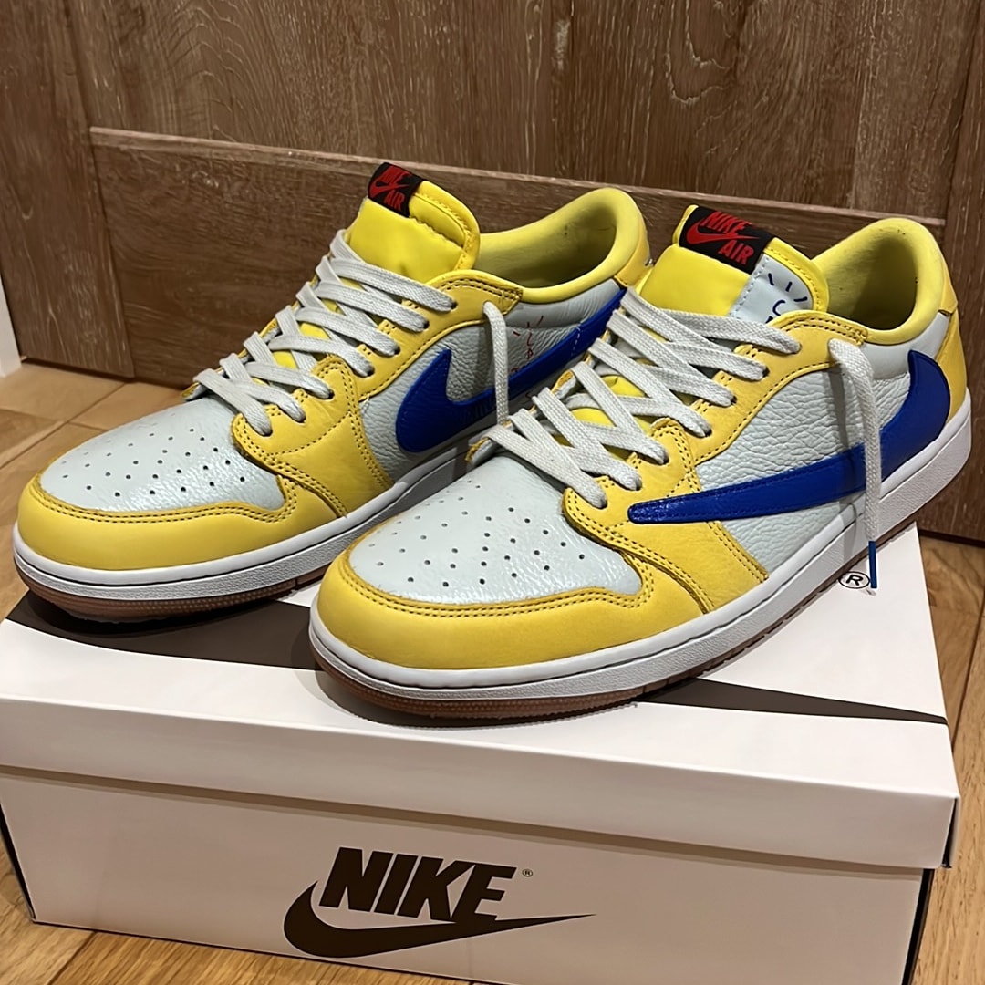Travis Scott × Nike Women's Air Jordan 1 Retro Low OG "Canary"