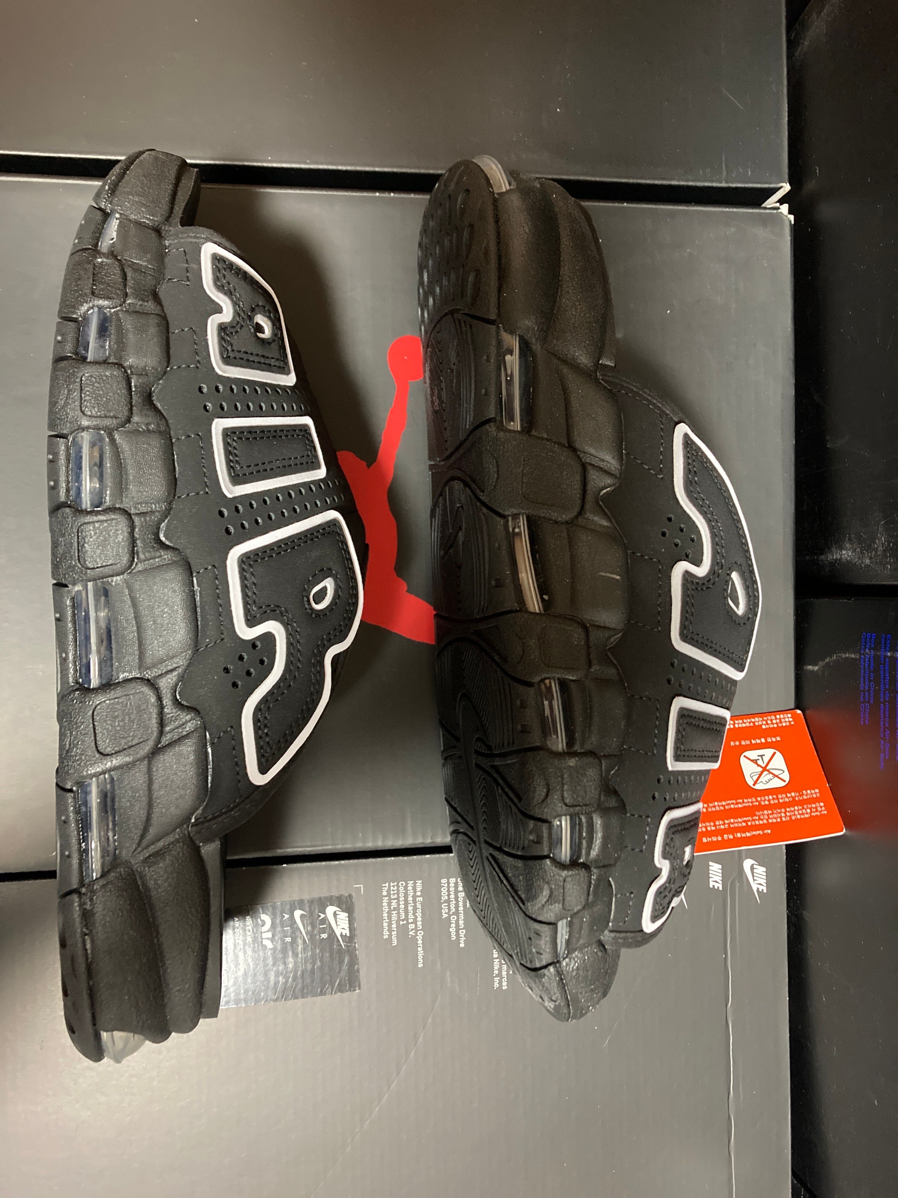 Nike Air More Uptempo Slide "Black" (DV2132-001/DV2137-001)