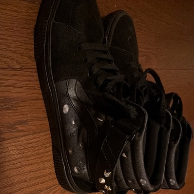 Vans Sk8-Hi "Black/Black" (V38CF STDBLT)