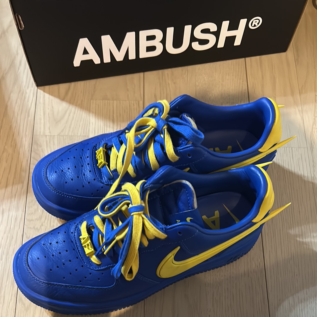 AMBUSH × Nike Air Force 1 Low "Game Royal and Vivid Sulfur"
