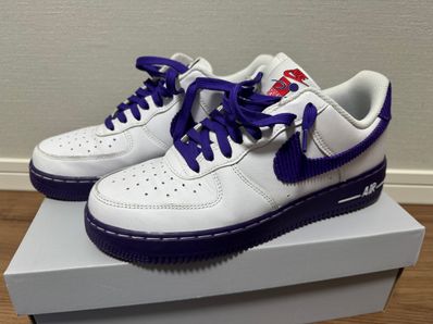Nike Air Force 1 Low '07 EMB "White and Court Purple"