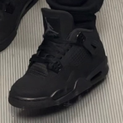 Nike GS Air Jordan 4 "Black Cat" (2025)