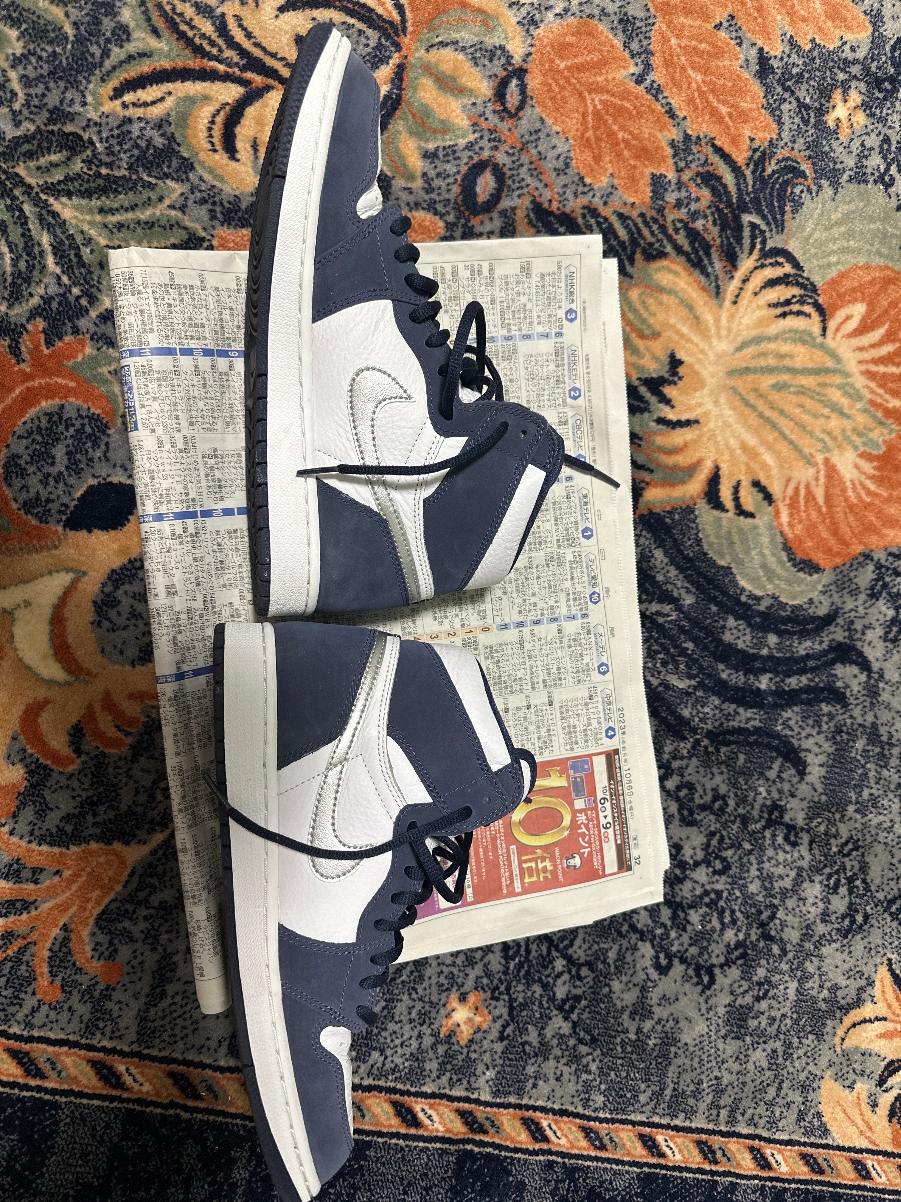 Nike Air Jordan 1 High OG CO.JP "White/Midnight Navy" (2020)(ブリーフケースなし)