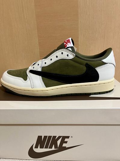 Travis Scott × Nike Air Jordan 1 Low OG SP "Reverse Olive"
