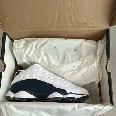 Nike Air Jordan 13 Retro Golf "White Navy Blue"
