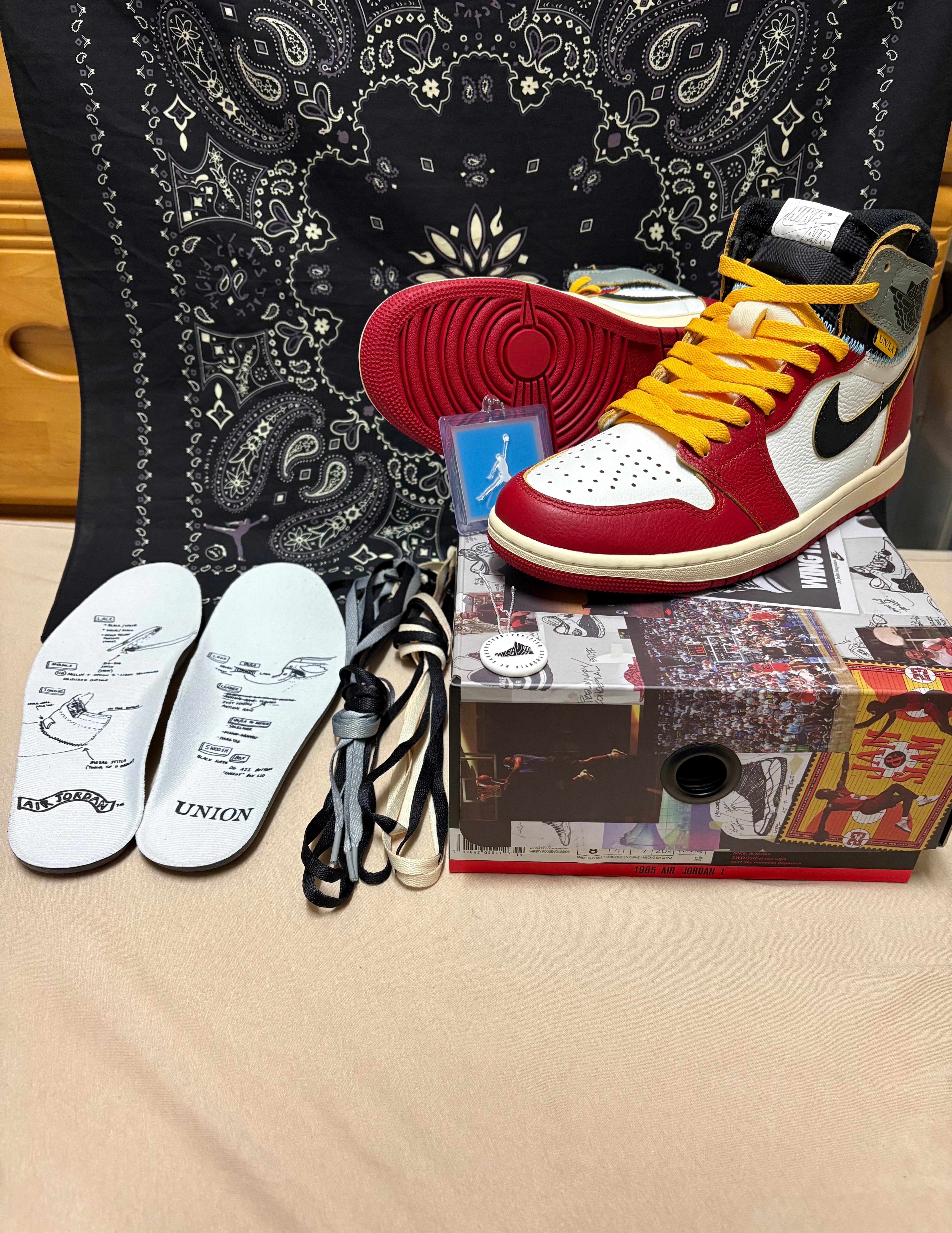 UNION × Nike Air Jordan 1 Retro High OG "Chicago/Shadow"