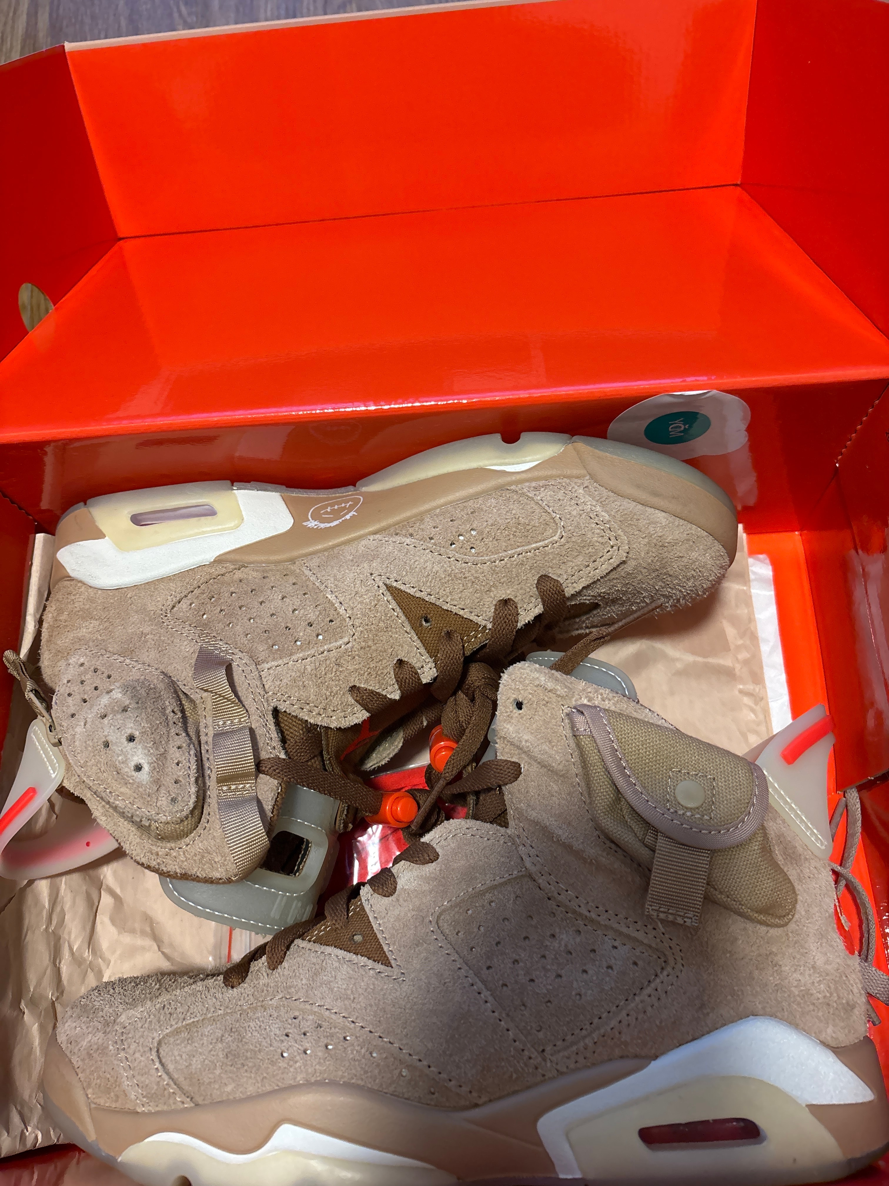 Travis Scott × Nike Air Jordan 6 "British Khaki"