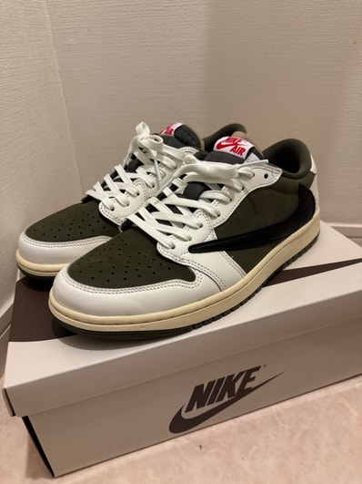 Travis Scott × Nike Air Jordan 1 Low OG SP "Reverse Olive"