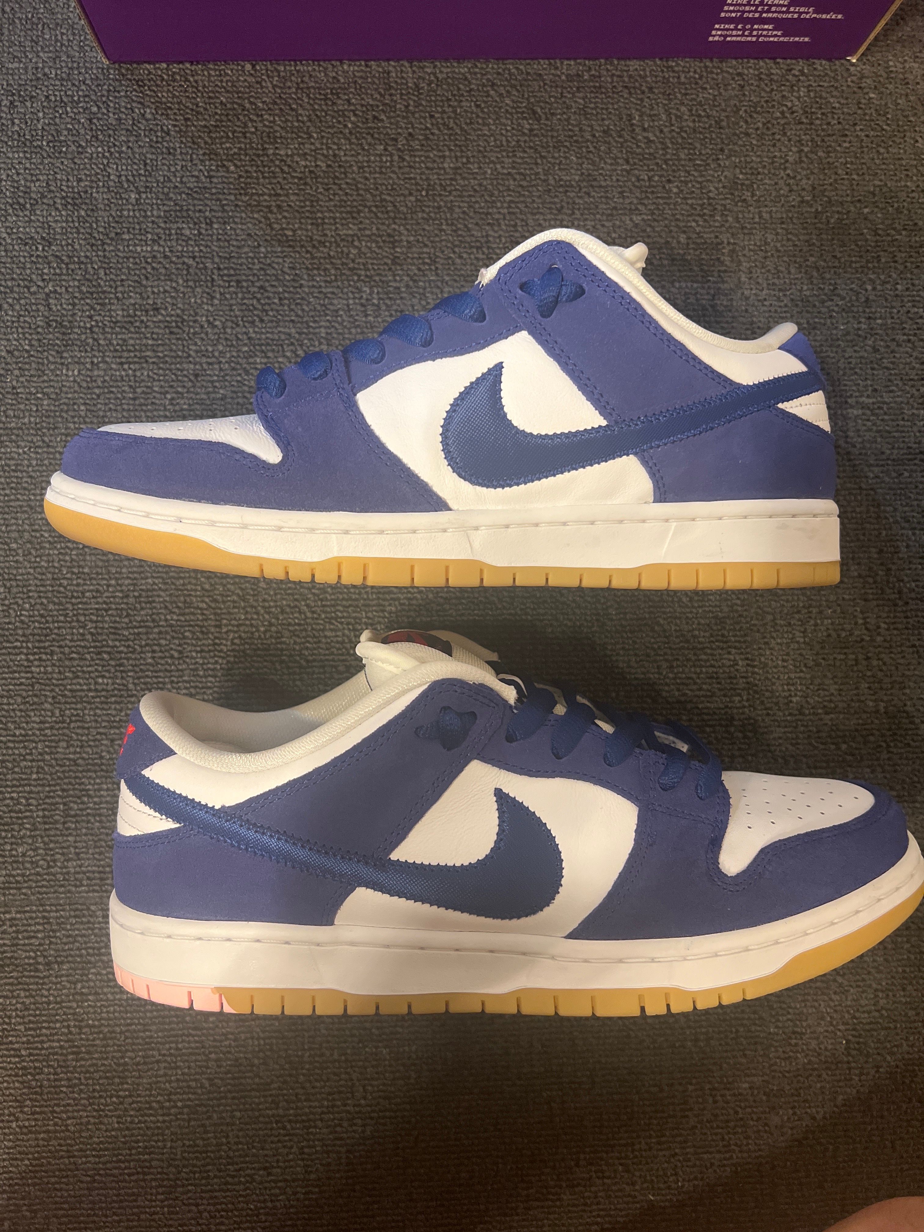 Nike SB Dunk Low "Los Angeles Dodgers/Deep Royal Blue"