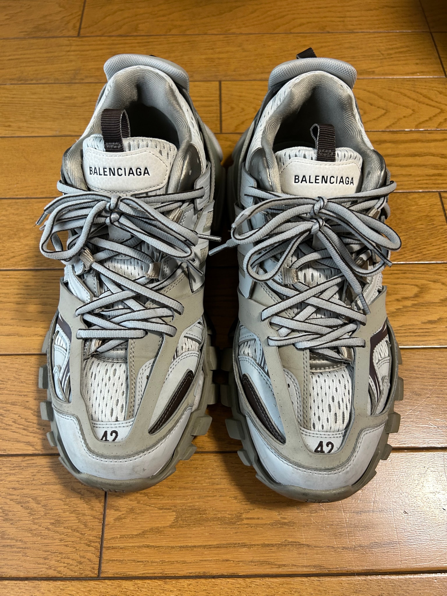 BALENCIAGA Track Sneaker "Grey/Light Beige"