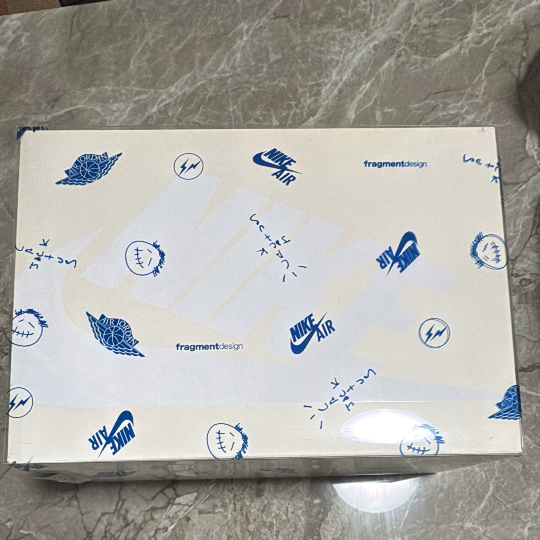 Travis Scott × fragment design × Nike Air Jordan 1 Low OG "Sail/Military Blue"